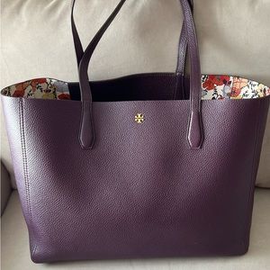 Tory Burch Blake Tote in Plum